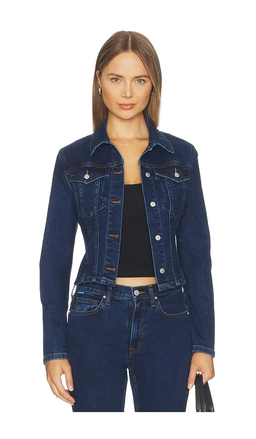 The Slim Trucker Jacket in Blue. - size M (also in XS) - COTTON CITIZEN - Modalova
