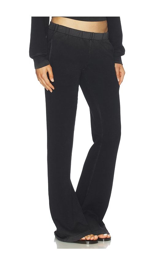 The Lima Flared Sweatpant in Black. - size L (also in XS) - COTTON CITIZEN - Modalova