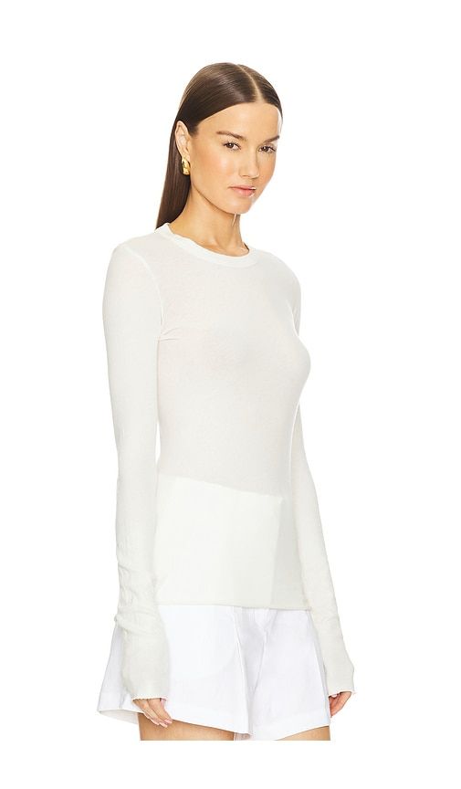Marbella Long Sleeve Top in Ivory. - size S (also in XS) - COTTON CITIZEN - Modalova