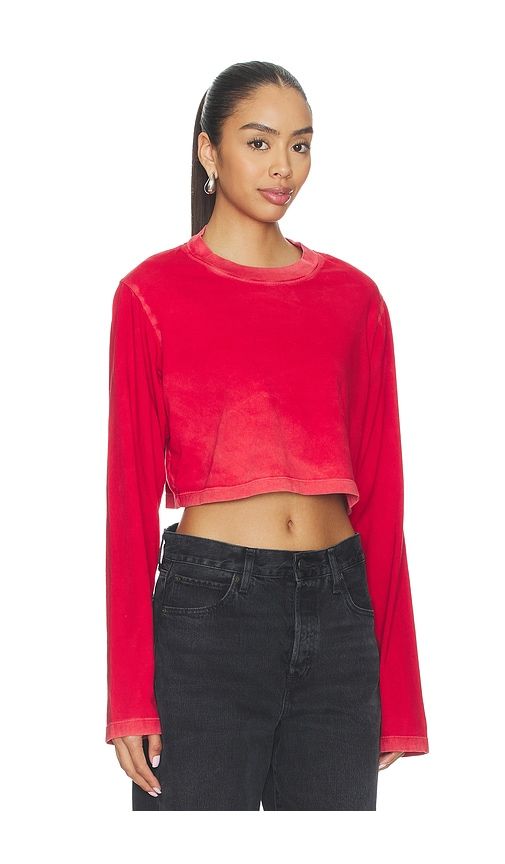 The Tokyo Crop Shirt in Red. - size M (also in S) - COTTON CITIZEN - Modalova