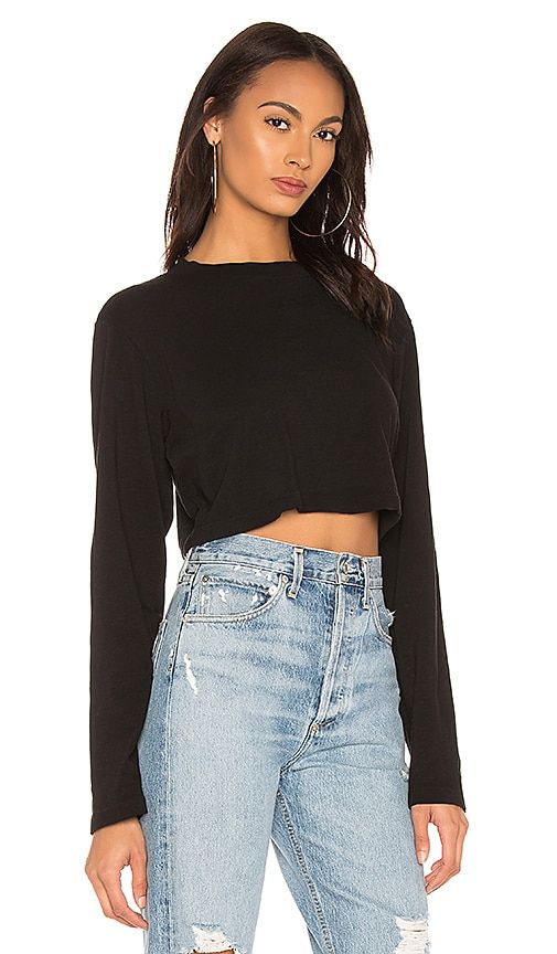 Tokyo Crop Shirt in Black. - size M (also in S, XS) - COTTON CITIZEN - Modalova