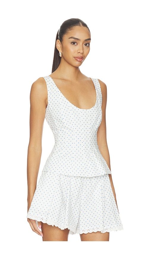 Brielle Sleeveless Top in White. - size L (also in M, S, XS) - CAROLINE CONSTAS - Modalova