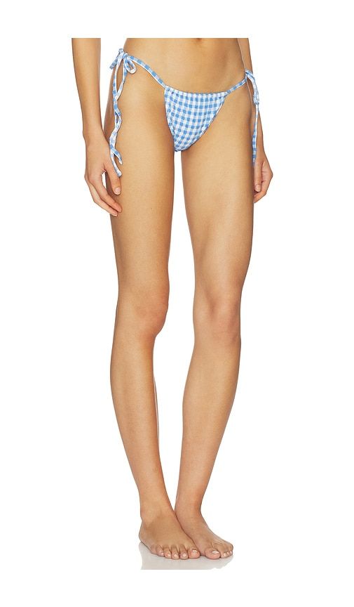 Billie Bikini Bottom in Blue. - size L (also in S, XL, XS) - CAROLINE CONSTAS - Modalova