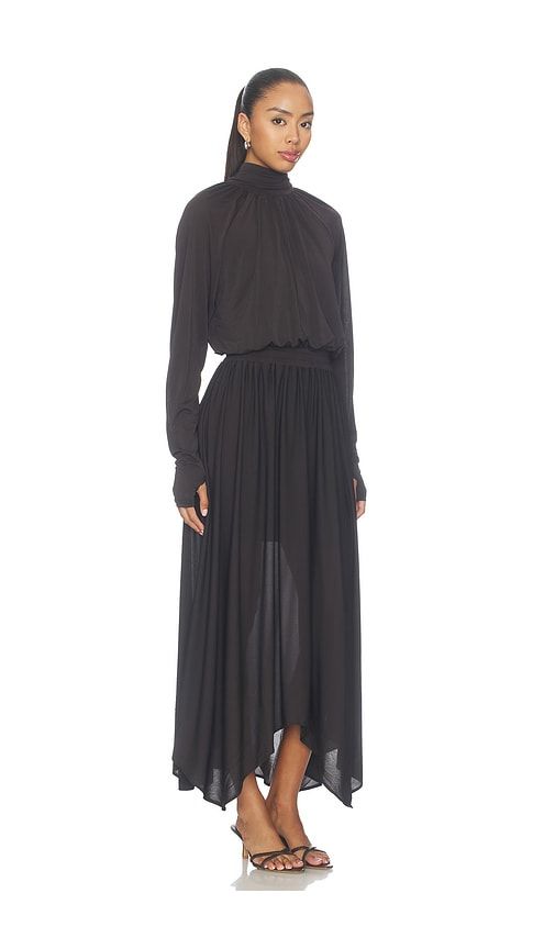 Katia Midi Dress in Black. - size L (also in M, S, XS) - Clea - Modalova
