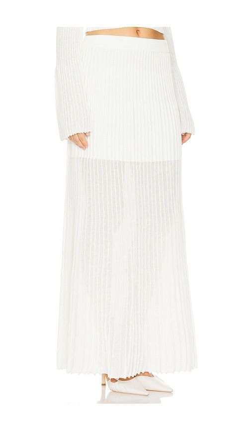 Manning Knit Skirt in Ivory. - size S (also in XS) - Clea - Modalova