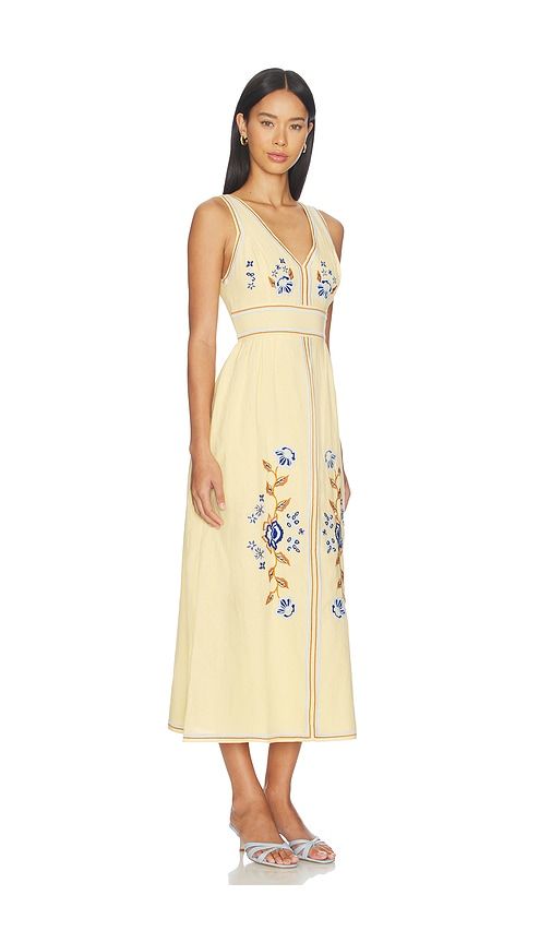Jessamyn Ankle Dress in Lemon. - size S (also in M) - Cleobella - Modalova