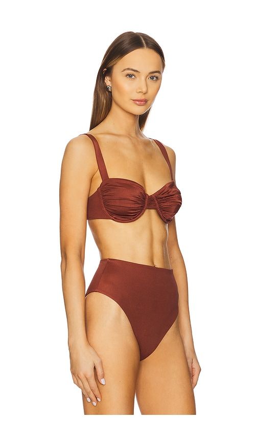 Beckett Bikini Top in Burnt Orange. - size S (also in XL, XS) - Cleobella - Modalova