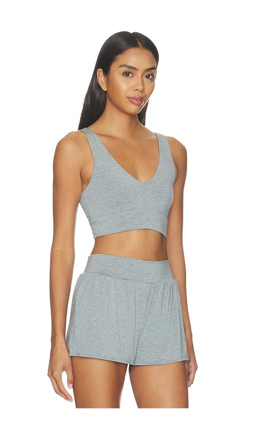 Butter Comfy Bralette in Grey. - size L (also in M, S, XL, XS) - Commando - Modalova