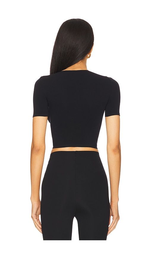 Ballet Body Cropped Crewneck Tee in - Commando - Modalova