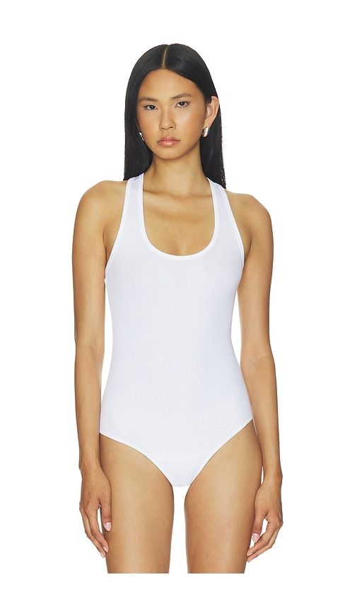 Luxe Rib Racerback Bodysuit in . - size L (also in M, S) - Commando - Modalova