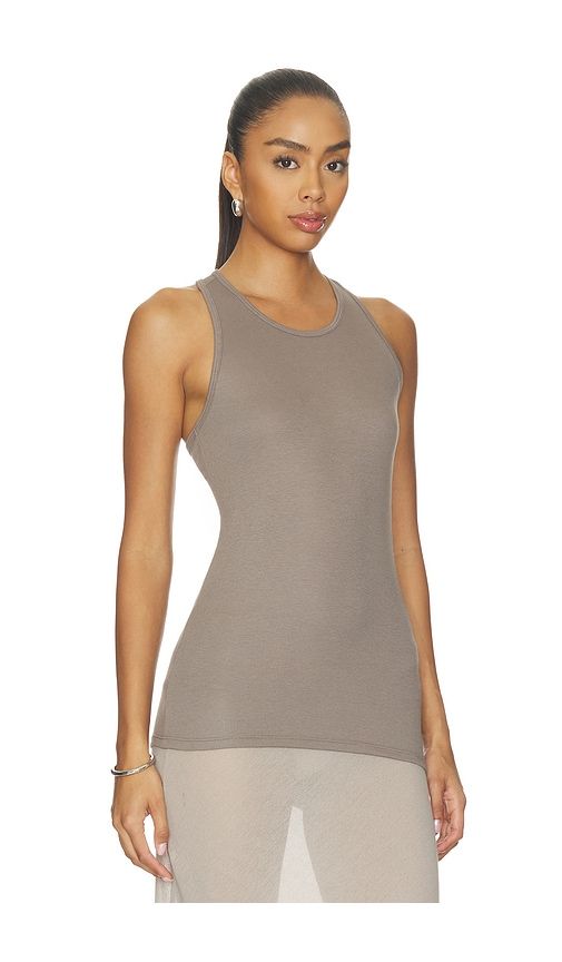 Better Than Basic Rib Tank in Taupe. - size XS (also in S, M, L) - Commando - Modalova