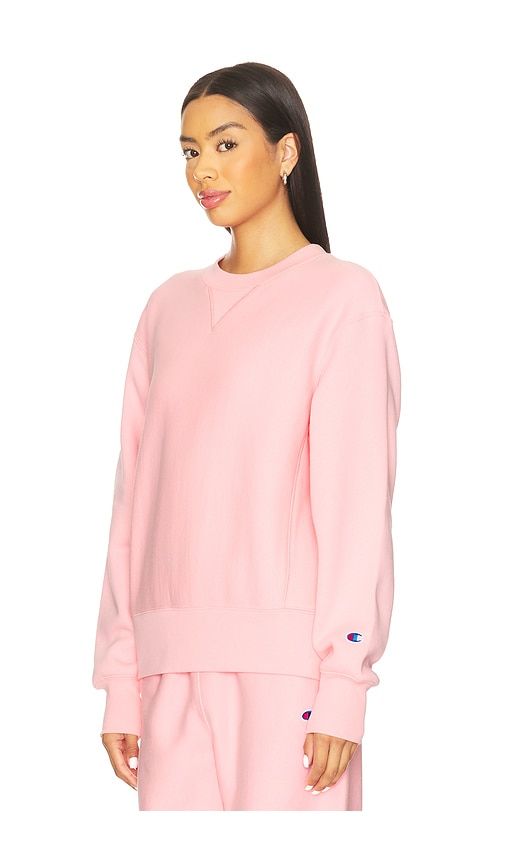 Essentials Reverse Weave Crew Neck Sweatshirt in Pink. - size S (also in XS) - Champion - Modalova
