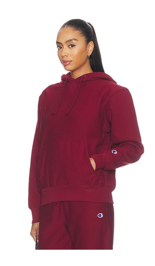 Reverse Weave Pullover Hoodie in Burgundy. - size M (also in S, XS) - Champion - Modalova
