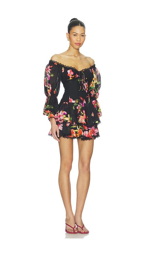 Azurea Short Dress in Black. - size M (also in S) - Charo Ruiz Ibiza - Modalova