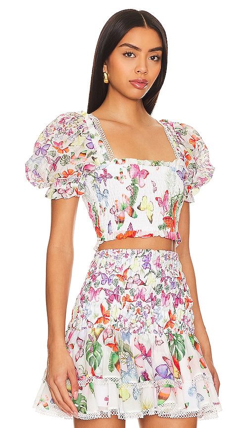 Lirio Top in White. - size M (also in S, XS) - Charo Ruiz Ibiza - Modalova