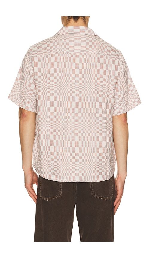 High Focus Short Sleeve Shirt in Beige,Purple. - size L (also in S, XXL/2X) - Corridor - Modalova
