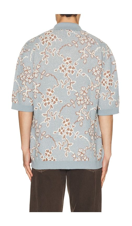 Trellis Knit Shirt in Blue. - size L (also in M, S) - Corridor - Modalova