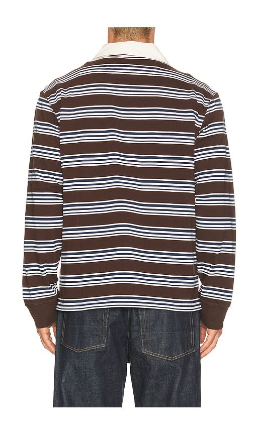 Mini Stripe Long Sleeve Rugby in . - size S (also in M, L, XL/1X, XXL/2X) - Corridor - Modalova