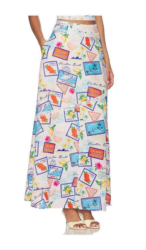 Naelle Maxi Skirt in Multi. - size XS (also in S, M) - Curaae by Elliatt - Modalova