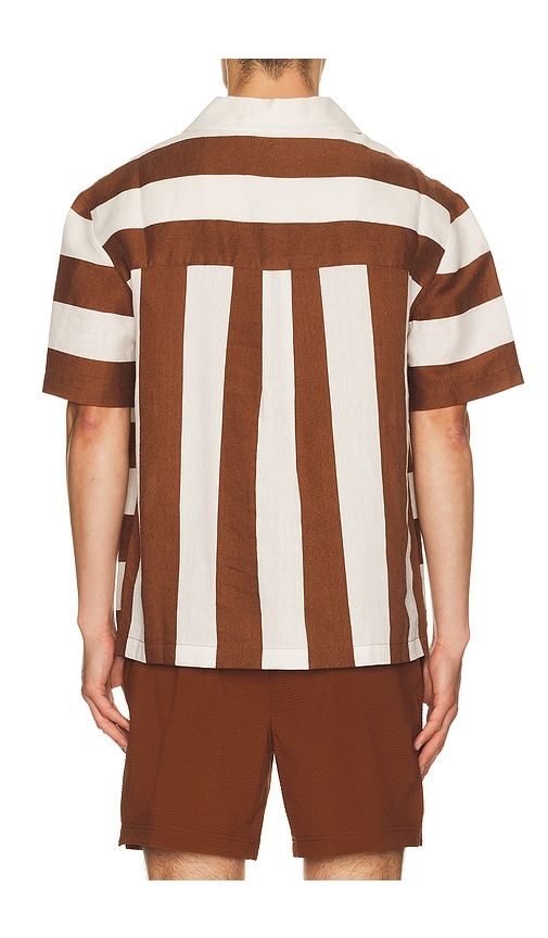 Leonardo Top in Brown,Cream. - size L (also in M, S) - Cult Gaia - Modalova