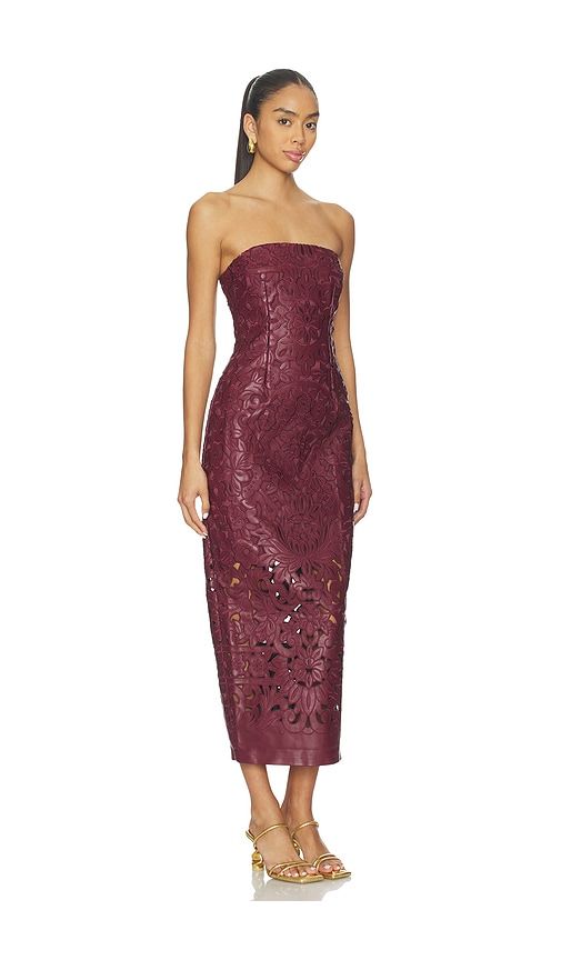 Raylene Dress in Burgundy. - size 2 (also in 8) - Cult Gaia - Modalova