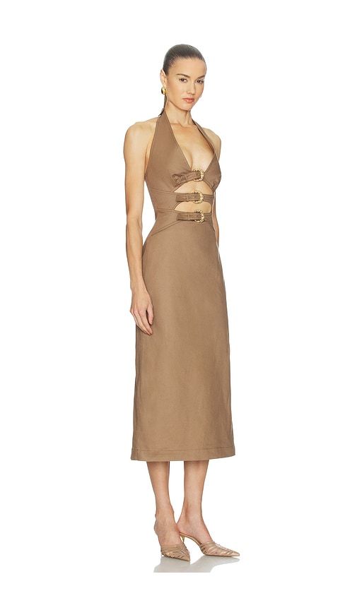 Estelle Dress in Brown. - size 2 (also in 8) - Cult Gaia - Modalova