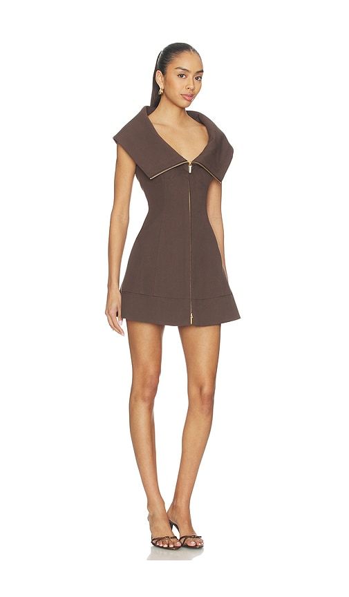 Avie Dress in Brown. - size 00 (also in 2, 4) - Cult Gaia - Modalova
