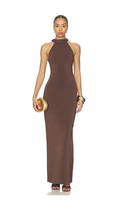 Cassidy Dress in Brown. - size L (also in M, XL) - Cult Gaia - Modalova