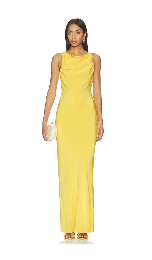 Celestina Dress in Yellow. - size 4 (also in 8) - Cult Gaia - Modalova