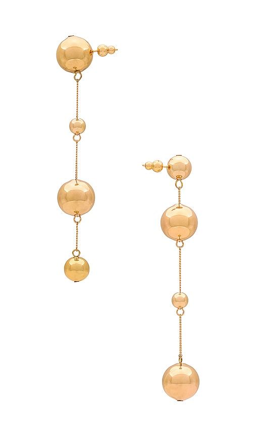 Adrienne Earring in Metallic Gold - Cult Gaia - Modalova