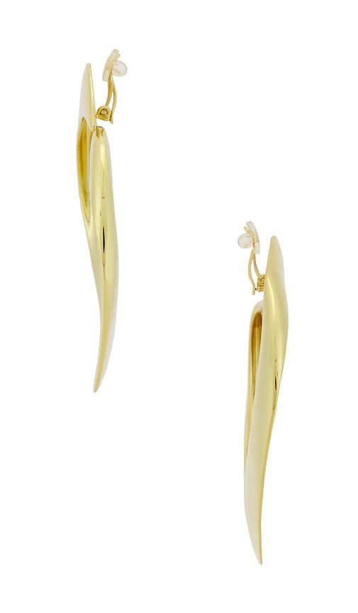 Lola Earring in Metallic Gold - Cult Gaia - Modalova