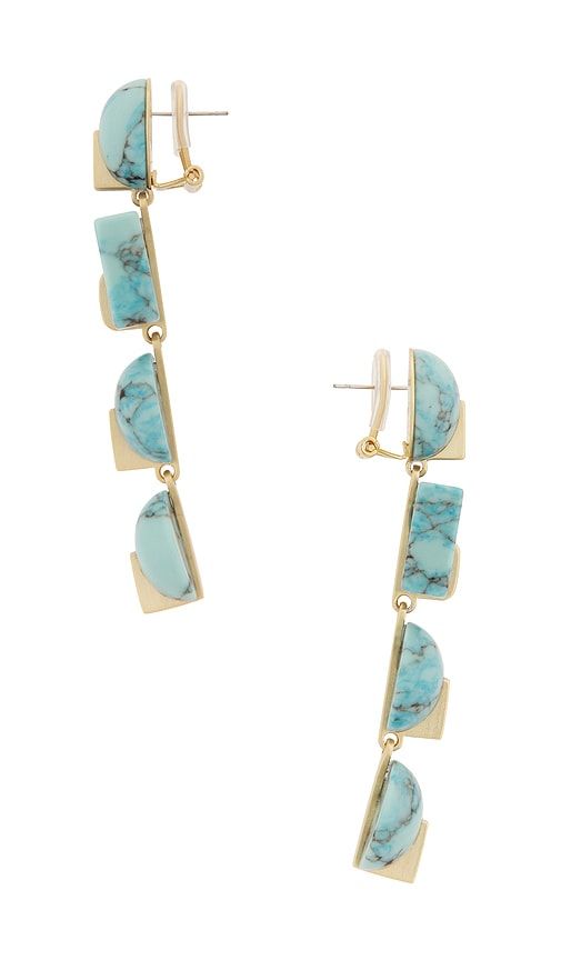 Cult Gaia Laguna Earring in Teal - Cult Gaia - Modalova