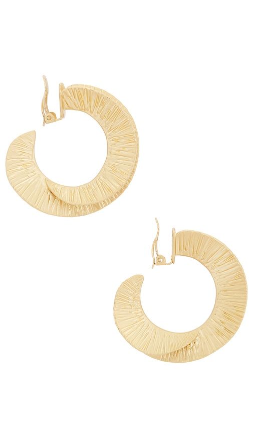 Ren Large Earring in Metallic Bronze - Cult Gaia - Modalova