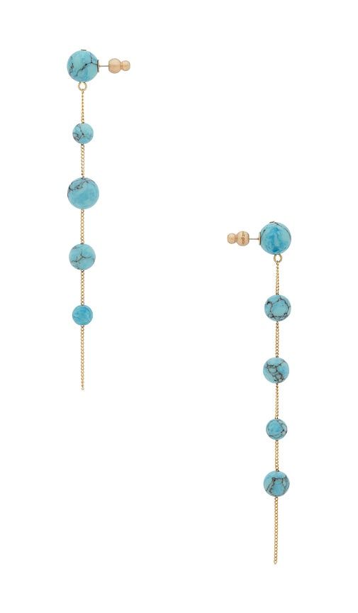 Cult Gaia Atum Earring in Teal - Cult Gaia - Modalova
