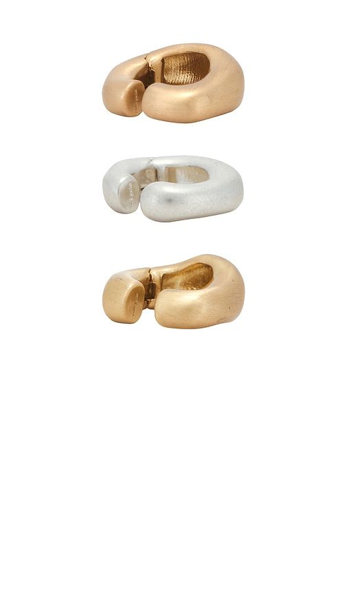 Solene Earring in Metallic Gold,Metallic Silver - Cult Gaia - Modalova