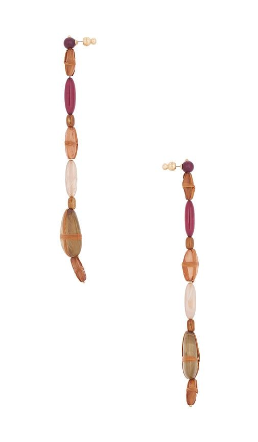 Cult Gaia Tygra Earring in Brown - Cult Gaia - Modalova