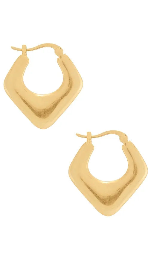 Leila Earring in Metallic Gold - Cult Gaia - Modalova