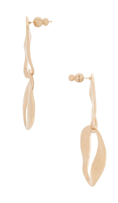 Rue Mini Drop Earring in Metallic Gold - Cult Gaia - Modalova