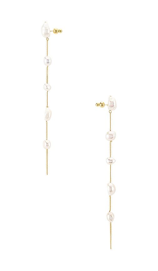 Atum Earring in Metallic Gold - Cult Gaia - Modalova