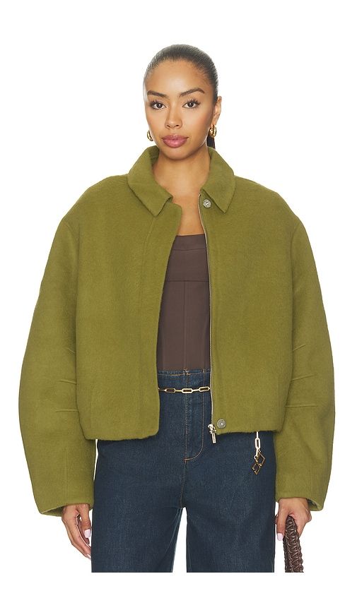 Reena Outerwear in Olive. - size L (also in M, S, XL, XS, XXS) - Cult Gaia - Modalova
