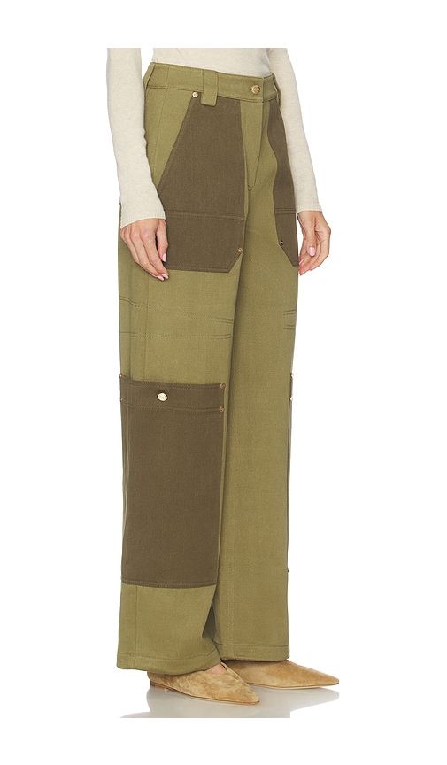 Wynn Pant in Olive. - size 4 (also in 6) - Cult Gaia - Modalova