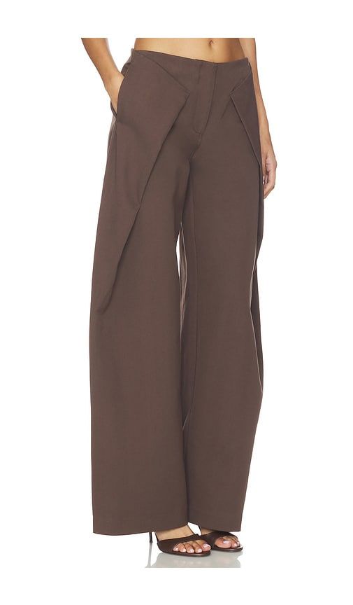 Arden Pant in Chocolate. - size 12 (also in 2, 6) - Cult Gaia - Modalova