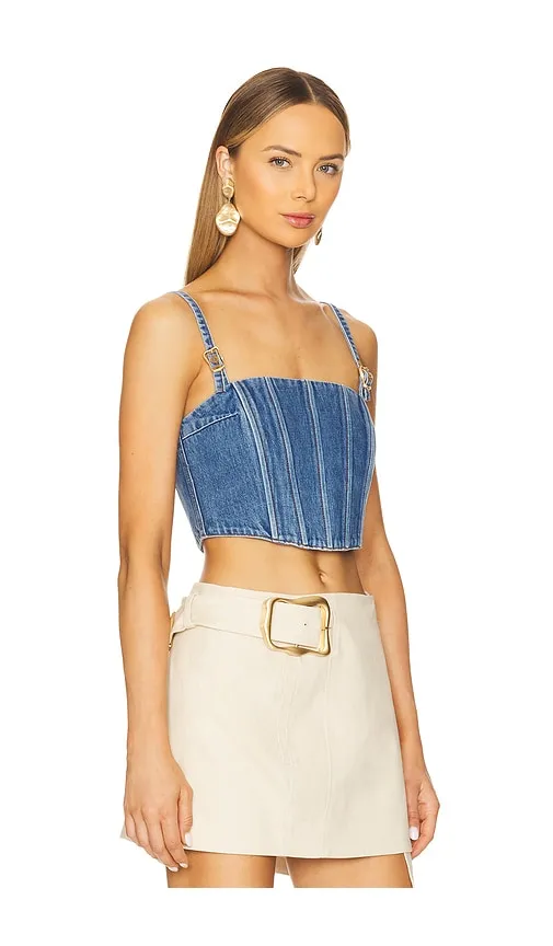 Lauren Top in Blue. - size 0 (also in 6) - Cult Gaia - Modalova