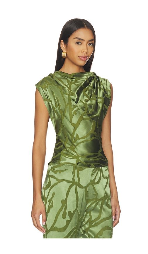 Monette Top in Green. - size 10 (also in 2, 4, 6) - Cult Gaia - Modalova