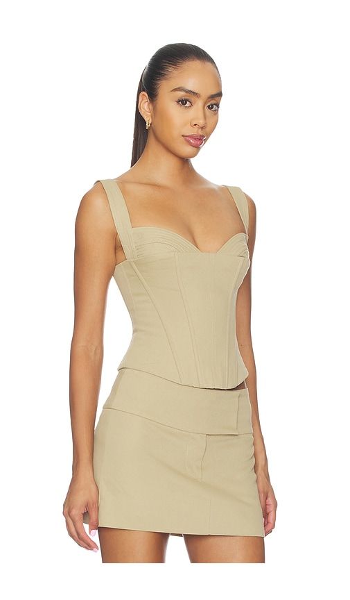 Oren Top in Beige. - size 0 (also in 2, 4) - Cult Gaia - Modalova
