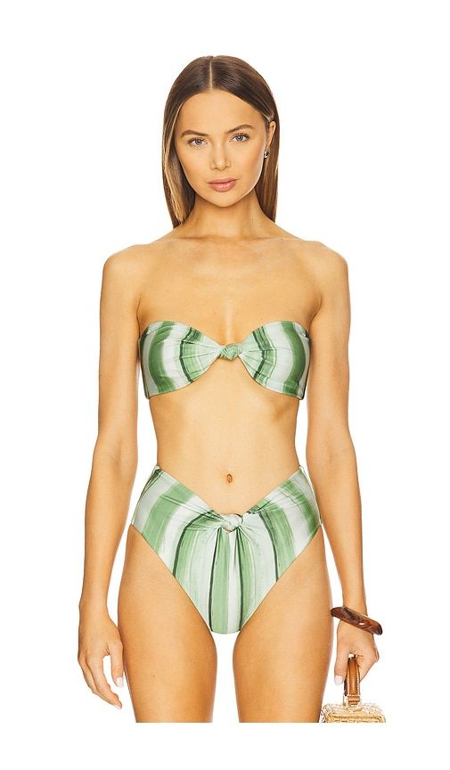 Oswin Bikini Top in Green. - size S (also in XXS) - Cult Gaia - Modalova