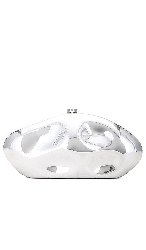 Caldera Clutch in Metallic Silver - Cult Gaia - Modalova