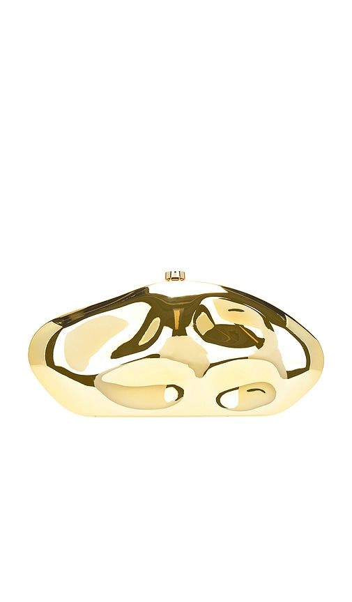 The Caldera Clutch in Metallic Gold - Cult Gaia - Modalova