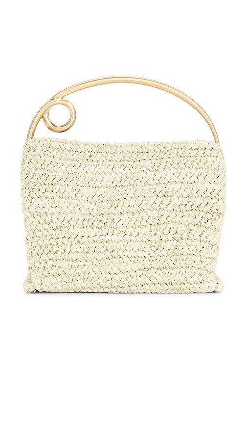 Lalli Top Handle Bag in Cream - Cult Gaia - Modalova