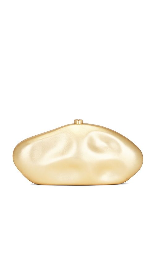 The Caldera Clutch in Metallic Gold - Cult Gaia - Modalova